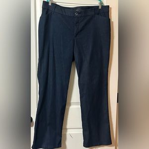 Lee Plus Regular Fit Mid Rise Trouser Pants
